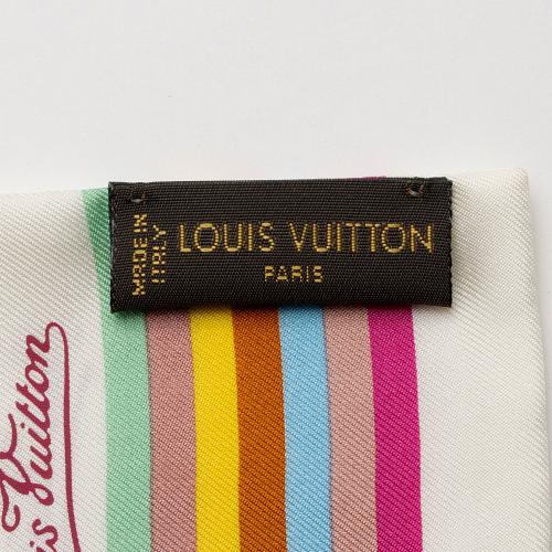 Louis Vuitton Silk Butterfly Bandeau Scarf