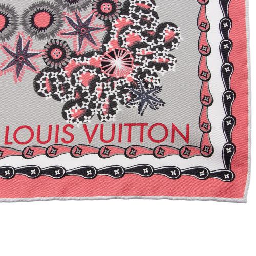 Louis Vuitton Silk Fleur de Coral Reef 90cm Scarf