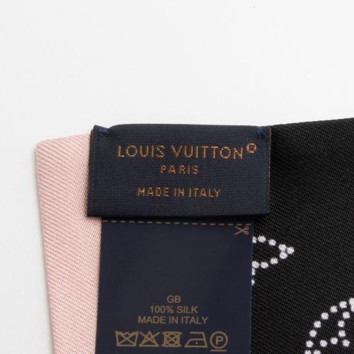 Louis Vuitton Silk Flight Mode Bandeau Scarf