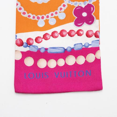 Louis Vuitton Silk Flower Bandeau Scarf