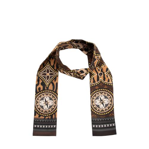 Louis Vuitton Silk LV World Bandeau Scarf