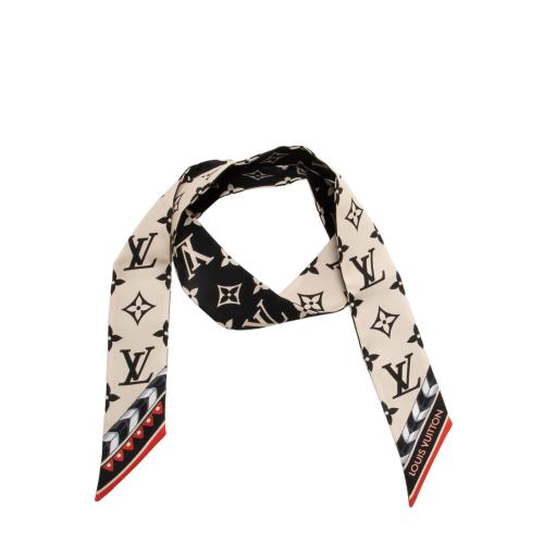 Louis Vuitton Silk Monogram Crafty BB Bandeau Scarf