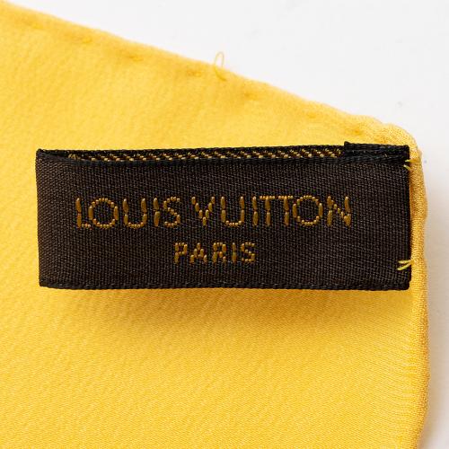 Louis Vuitton Silk Monogram Monaco 90cm Scarf 