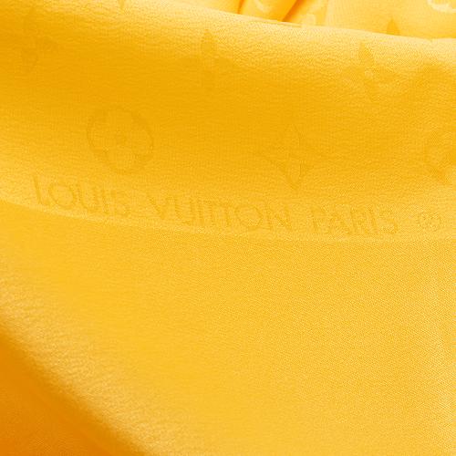 Louis Vuitton Silk Monogram Monaco 90cm Scarf 