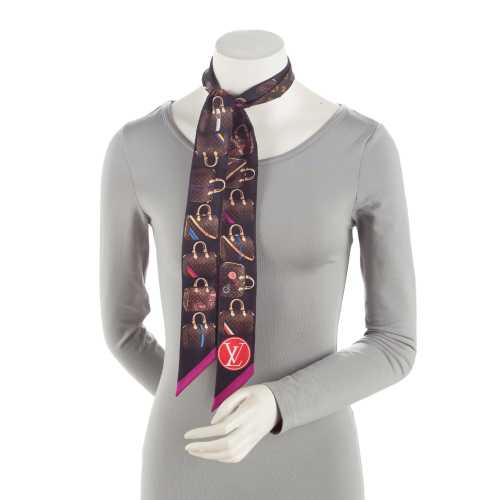 Louis Vuitton Silk Tribute To Speedy BB Bandeau Scarf