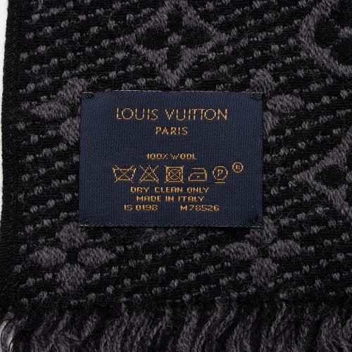 Louis Vuitton Wool Monogram Classic Scarf