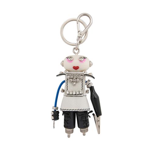 Prada Robot Crystal Nancy Keychain