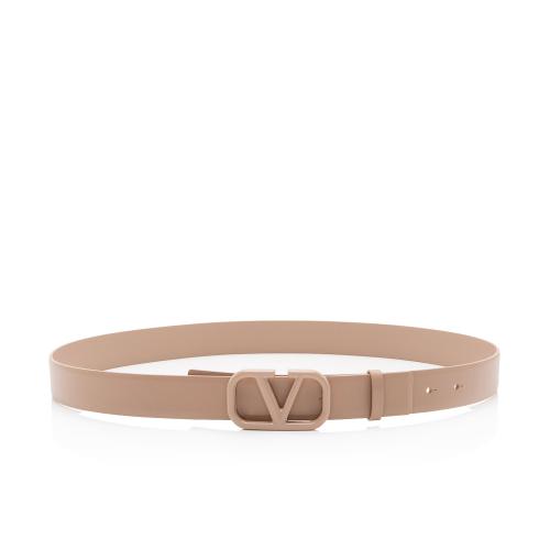 Valentino Calfskin VLogo Signature Belt - Size 36 / 90