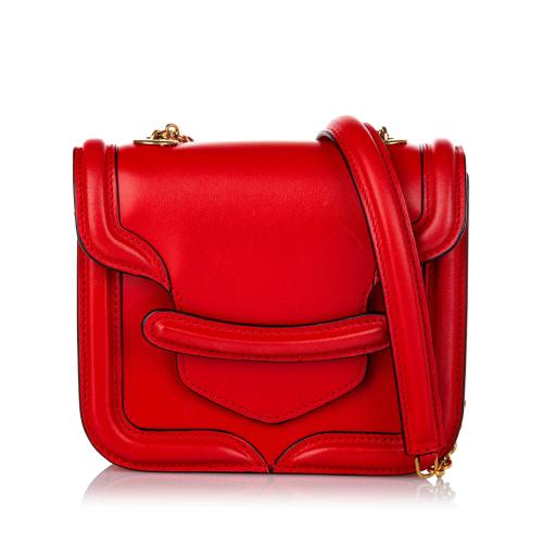 Alexander McQueen Mini Heroine Leather Crossbody Bag