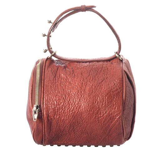 Alexander Wang Leather Angela Small Pochette Satchel Handbag