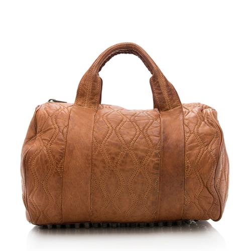 Alexander Wang Quilted Leather Rocco Satchel 