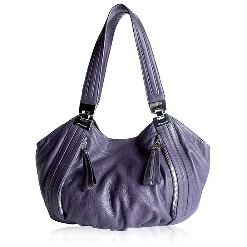 B. Makowsky | Handbag Black Leather Hobo Bag | Leather hobo handbags, Black leather  handbags, Leather hobo