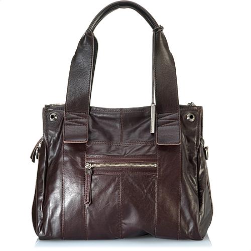 BCBGMAXAZRIA Medium Leather Satchel Handbag