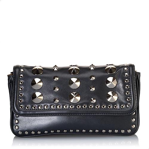 BE & D Leather Garbo Baguette Handbag