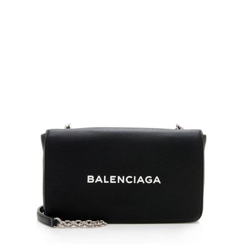 Balenciaga Calfskin Everyday Wallet On Chain Bag