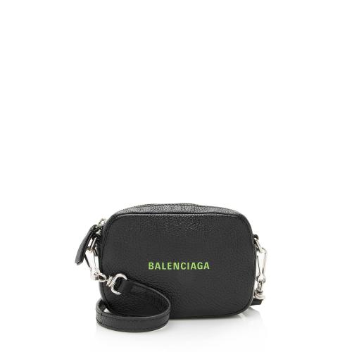 Balenciaga Calfskin Logo XS Everyday Camera Bag