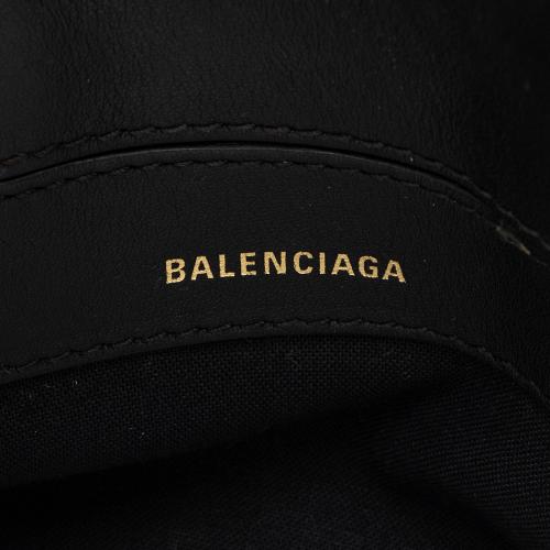 Balenciaga Calfskin Logo XXS Ville Top Handle Bag