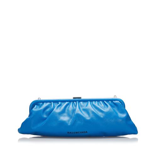 Balenciaga Cloud XL Leather Crossbody Bag
