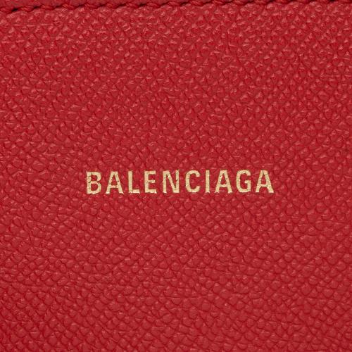 Balenciaga Grained Calfskin Ville Medium Top Handle Bag