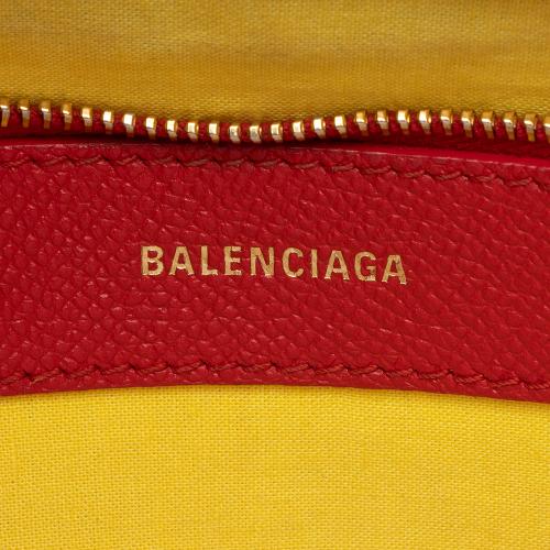 Balenciaga Grained Calfskin Ville Medium Top Handle Bag