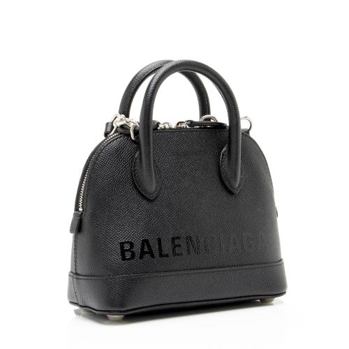 Balenciaga Grained Calfskin Ville XXS Top Handle Bag