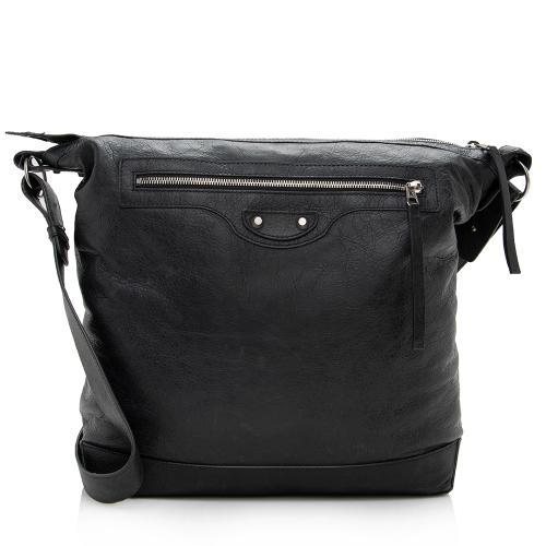Balenciaga Leather Day Messenger Bag