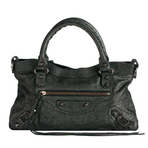 Balenciaga Limited Edition Craquele First Satchel