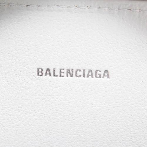 Balenciaga Logo Leather Messenger Bag
