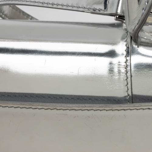 Balenciaga Metallic Calfskin Hourglass XS Top Handle