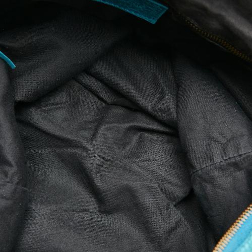 Balenciaga Motocross Classic Day Leather Shoulder Bag