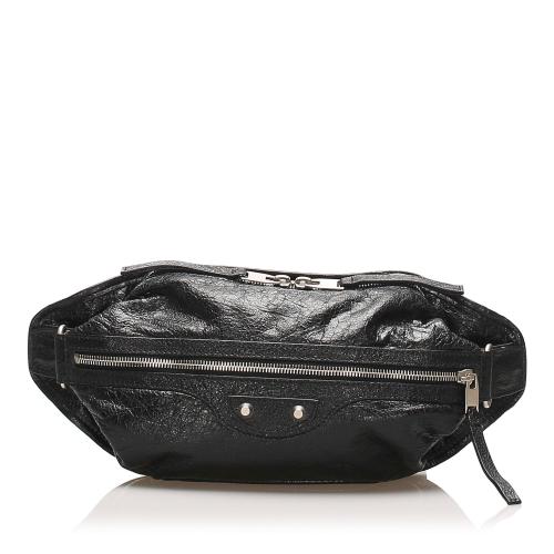 Balenciaga Motocross Classic Lambskin Leather Belt Bag