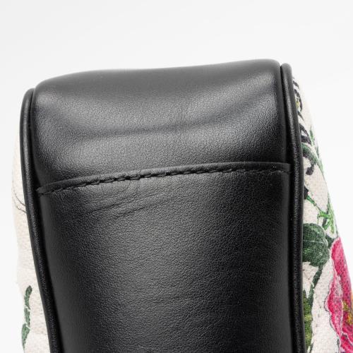 Gucci x Balenciaga Canvas Flora GG Marmont The Hacker Project Small Flap Shoulder Bag