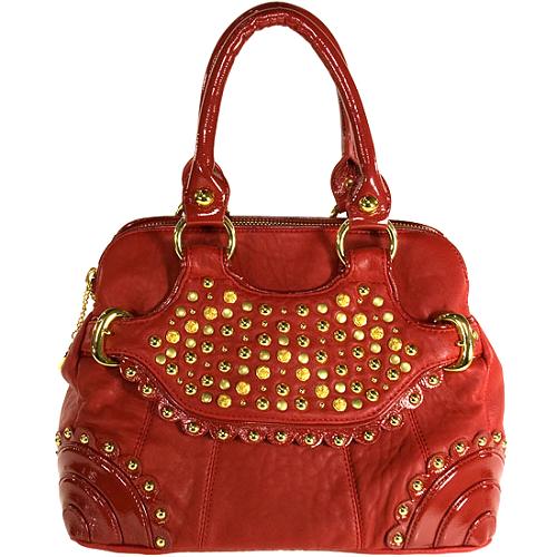 Betsey Johnson 'Guns & Rosettes' Satchel Handbag