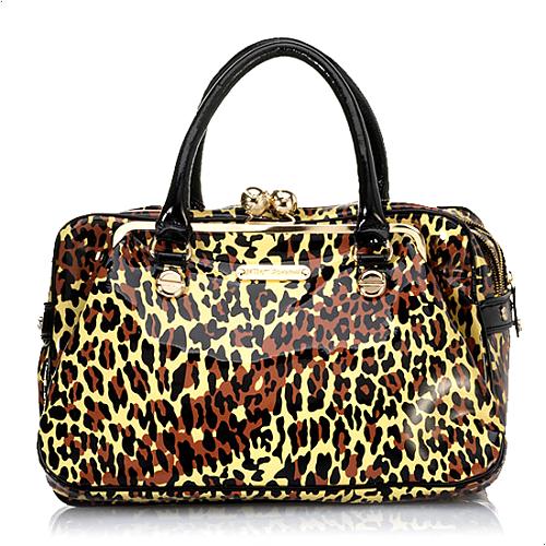 Betsey Johnson Liquid Leopard Handbag