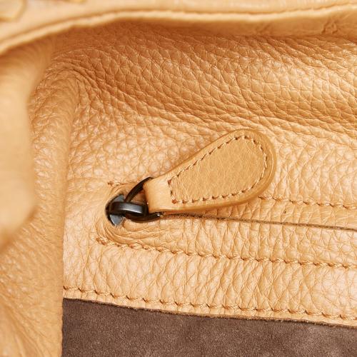 Bottega Veneta Baseball Hobo Leather with Intrecciato Detail