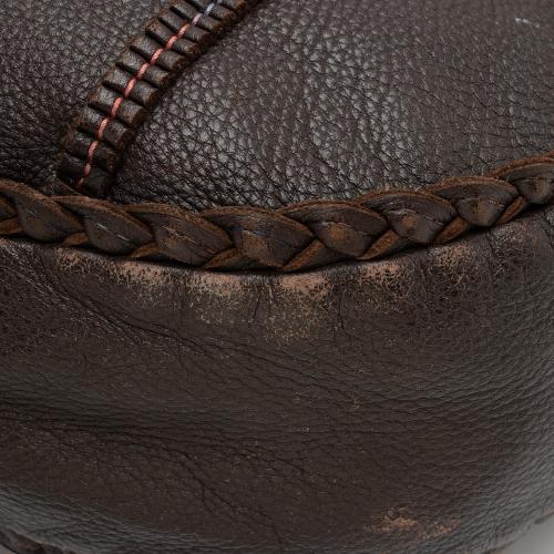 Bottega Veneta Cervo Leather Braided XL Hobo
