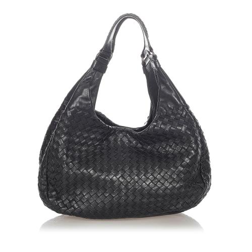 Bottega Veneta Intrecciato Campana Leather Hobo Bag