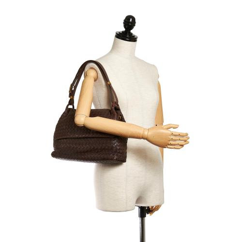Bottega Veneta Intrecciato Flap Shoulder Bag