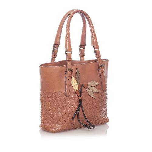 Bottega Veneta Intrecciato Leather Handbag