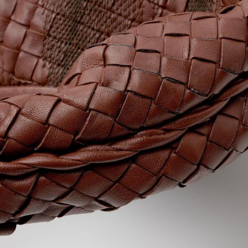 Bottega Veneta Intrecciato Nappa Leather Embroidered Large Hobo