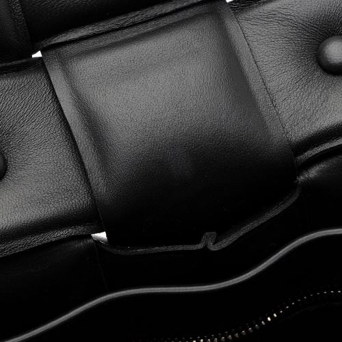 Bottega Veneta Lambskin Cassette Chain Maxi Shoulder Bag