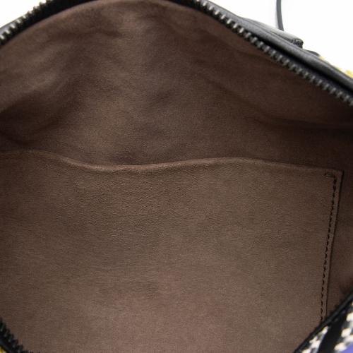 Bottega Veneta Nappa Leather Diagonal Boston Bag