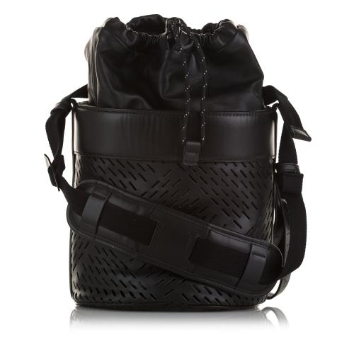Bottega Veneta Perforated Leather Messenger Bag