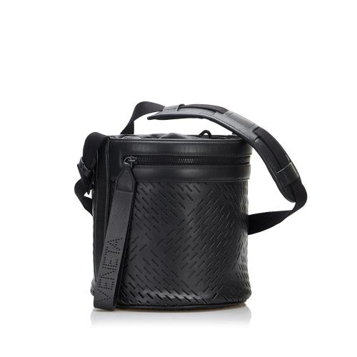 Bottega Veneta Perforated Leather Paper Bucket Bag | Bottega