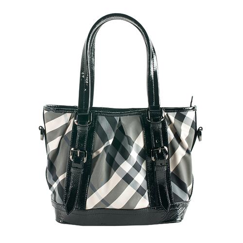 Burberry Beat Check Lowry Small Tote