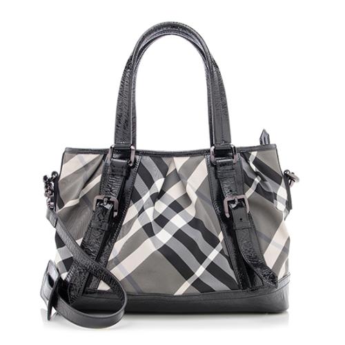 Burberry Beat Check Lowry Tote