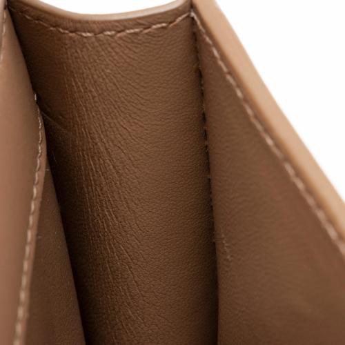 Burberry Calfskin Faux Leather Stingray Print Title Mini Shoulder Bag