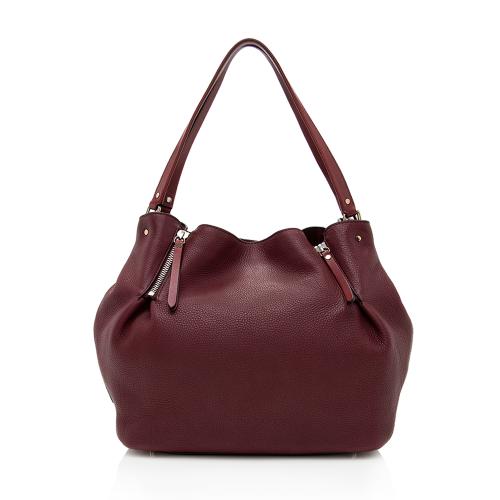 Burberry Calfskin House Check Maidstone Medium Shoulder Bag