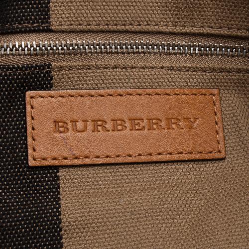 Burberry Calfskin House Check Maidstone Medium Shoulder Bag