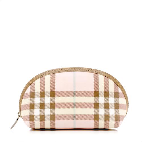 Burberry Candy Nova Check Cosmetic Case | [Brand: id=7, name=Burberry]  Small_Leather_Goods | Bag Borrow or Steal